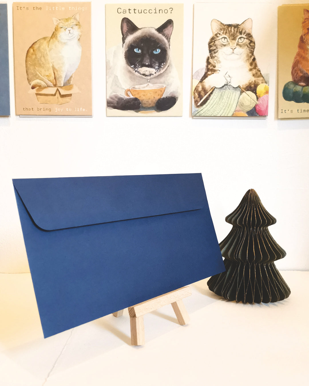 Christmas card | Cats Norderstraße Flensburg | DIN A long