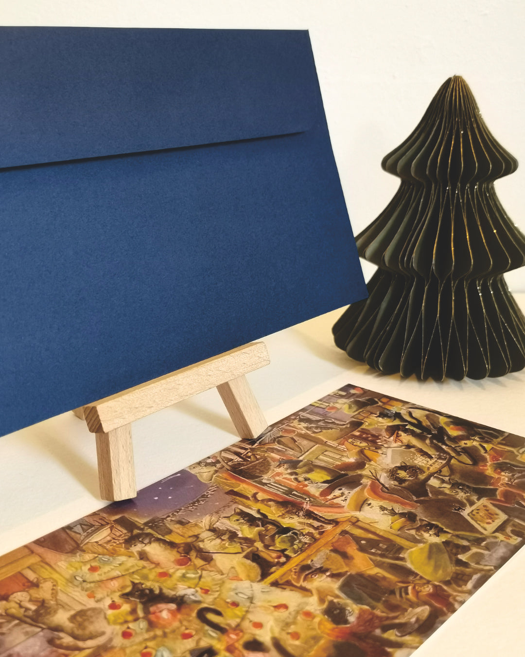 Christmas card | Cats Norderstraße Flensburg | DIN A long