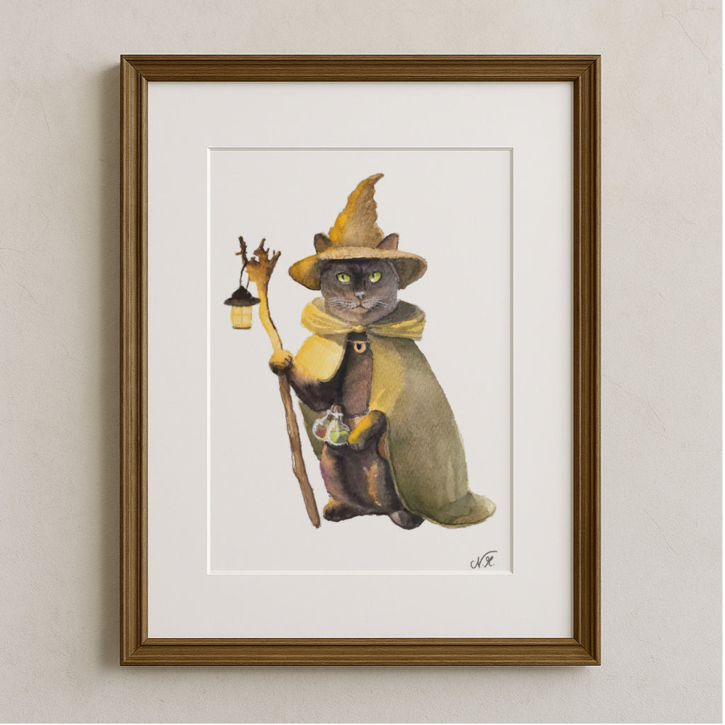 The Sorcerer | Art print with mount | DIN A4