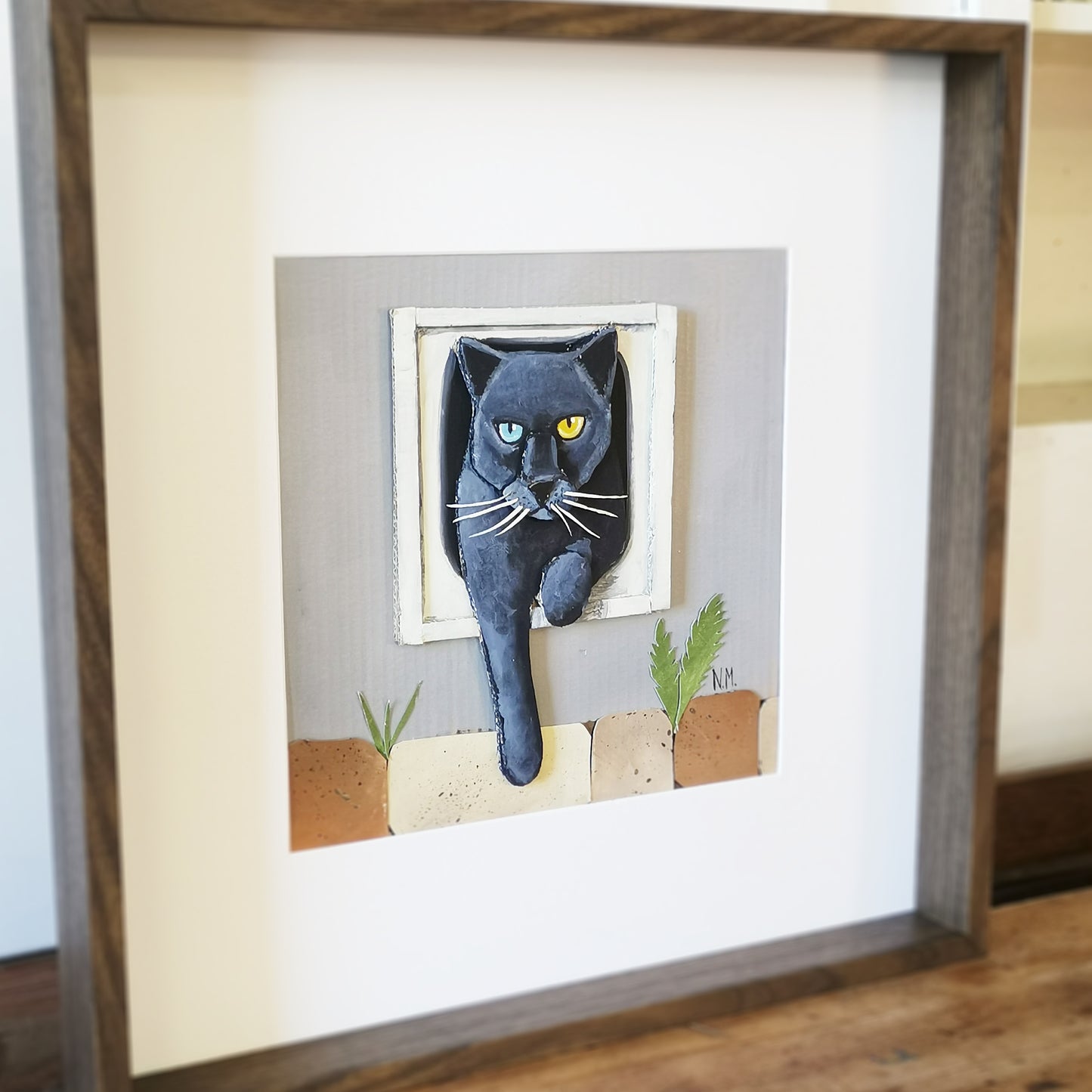 The Gray One | Papercraft Cats | Original