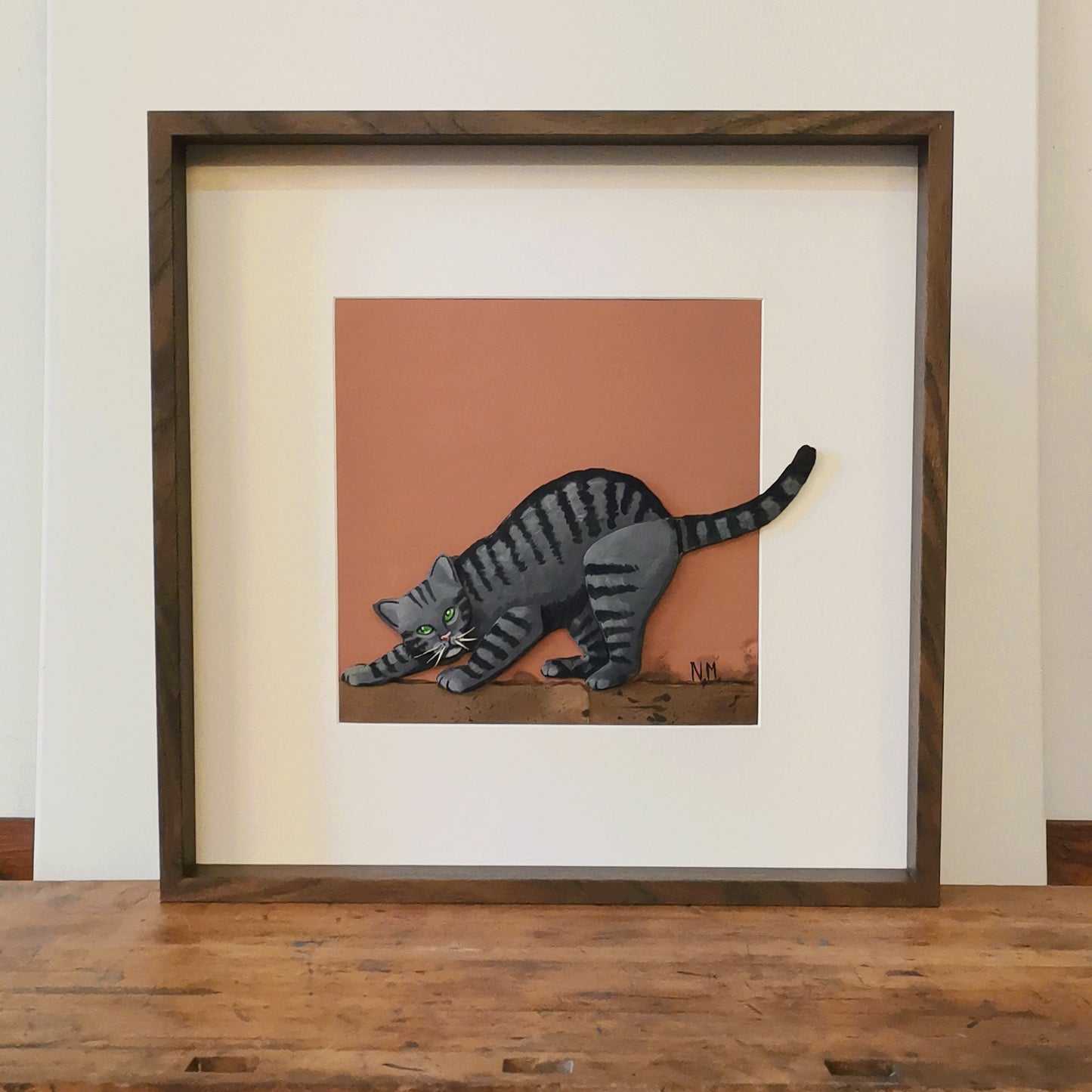 The Gray Cat | Papercraft Cats | Original