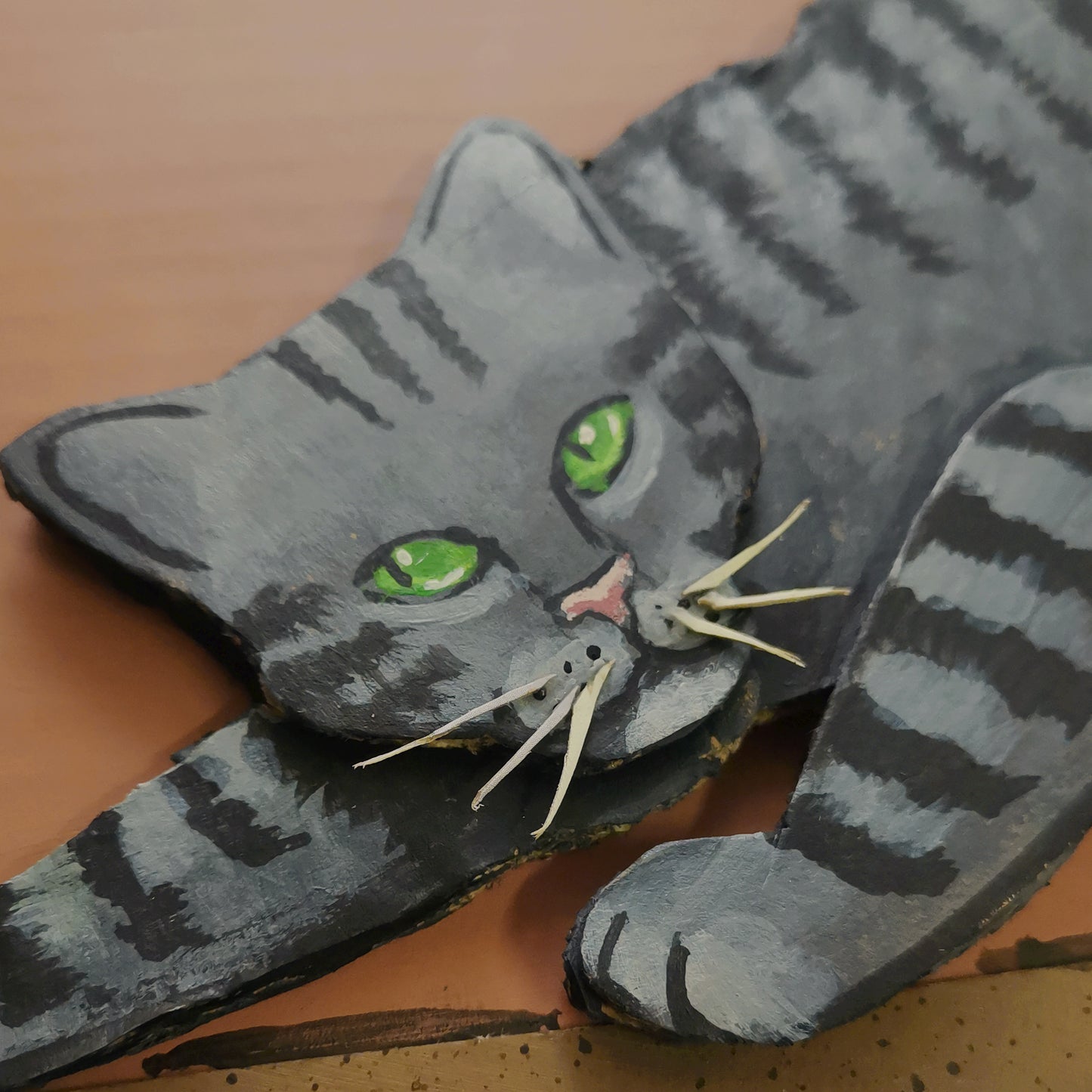 The Gray Cat | Papercraft Cats | Original