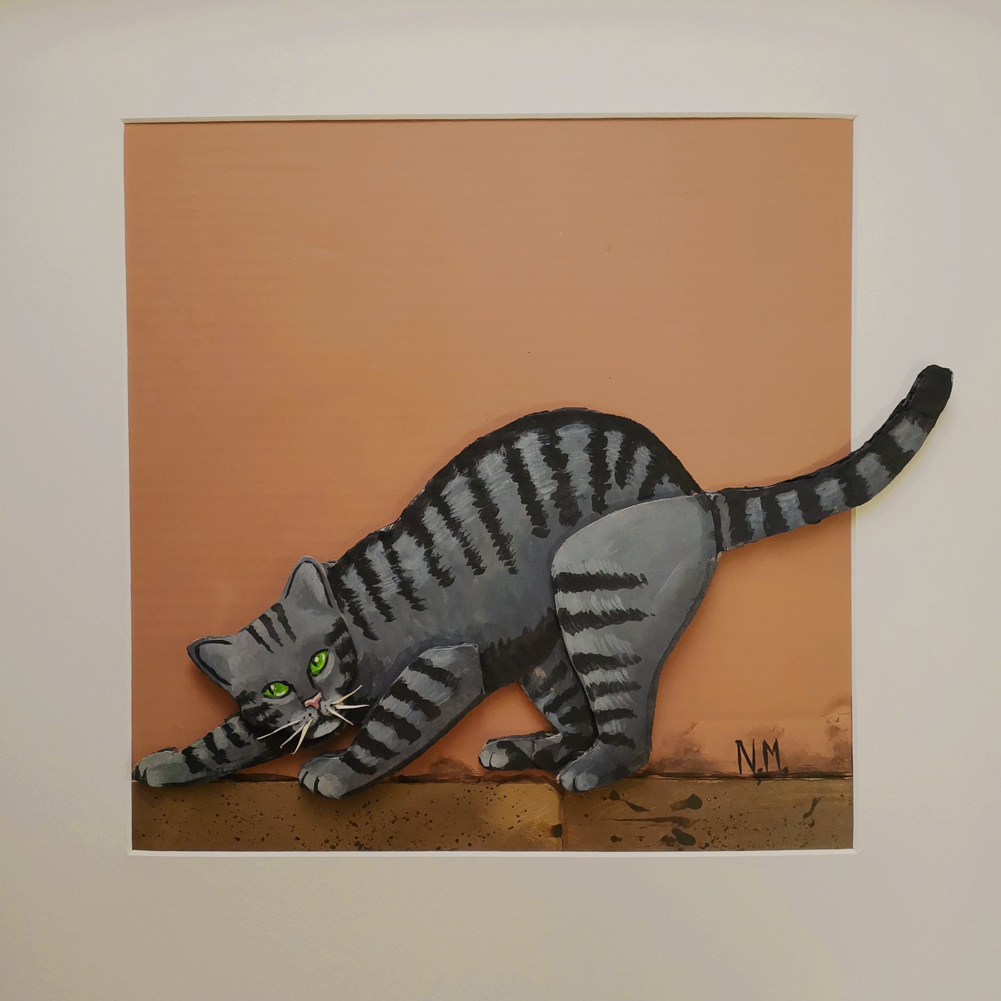 The Gray Cat | Papercraft Cats | Original