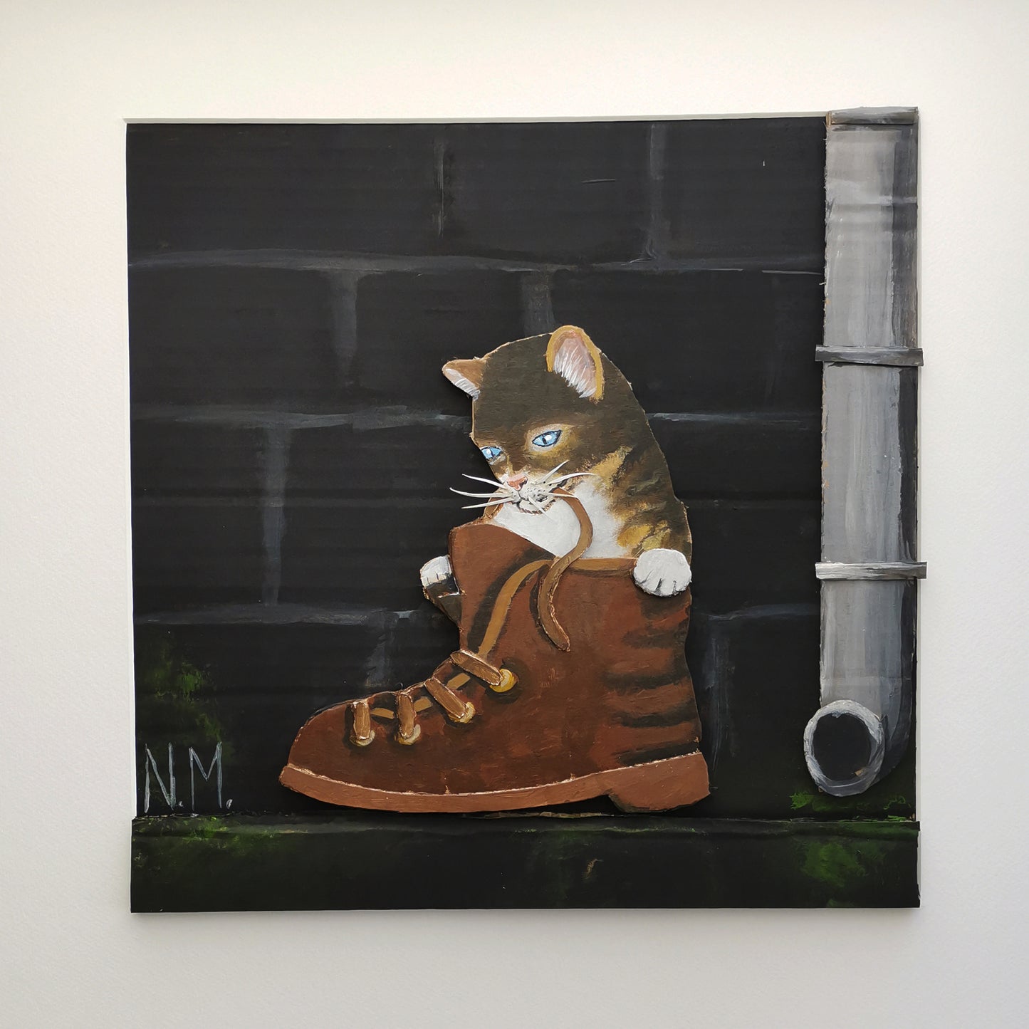 Cat in a Shoe | Papercraft Cats | Original