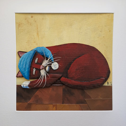 The Sleepyhead | Papercraft Cats | Original