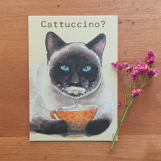 Cats and Drinks | PaperyCats | Postcard set