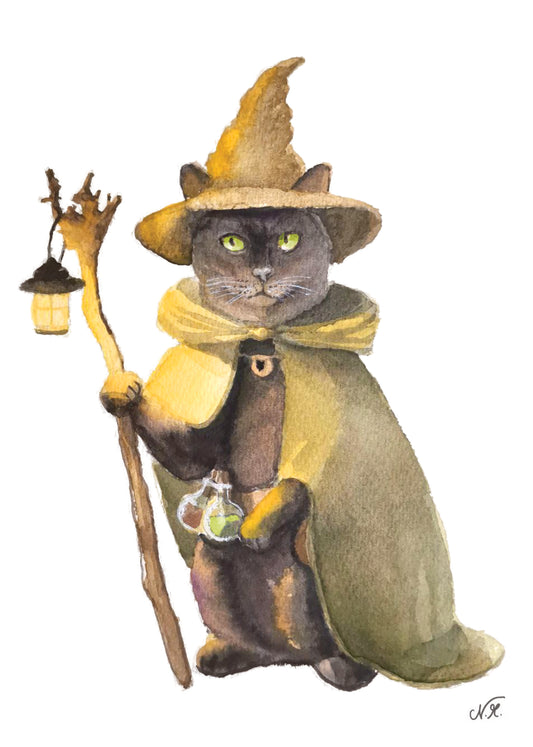 The Sorcerer | Art print with mount | DIN A4