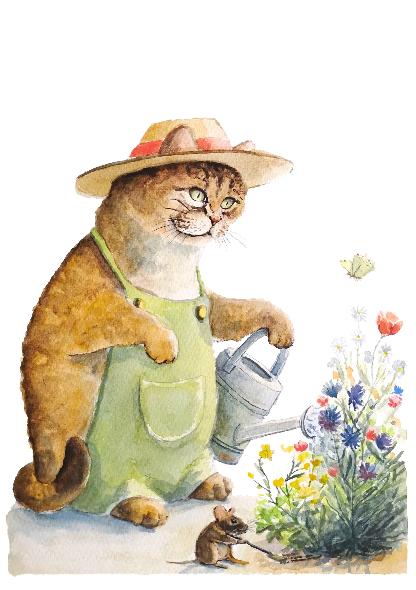 Gardener's Cat - Print