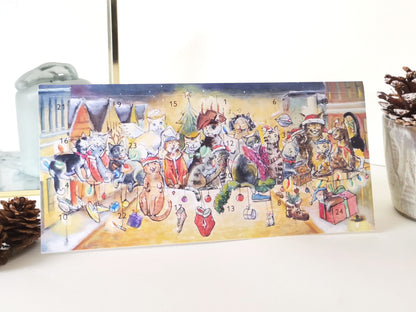 Cat Advent calendar inspired by the street art cats from Flensburg – Christmas joy for cat lovers