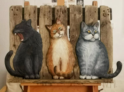 The Troublemakers - Relief 60x80 cm