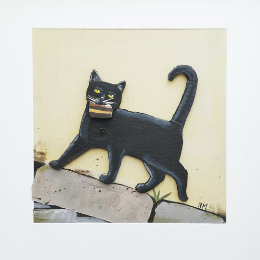 The Cake Thief | Papercraft Cats | Original