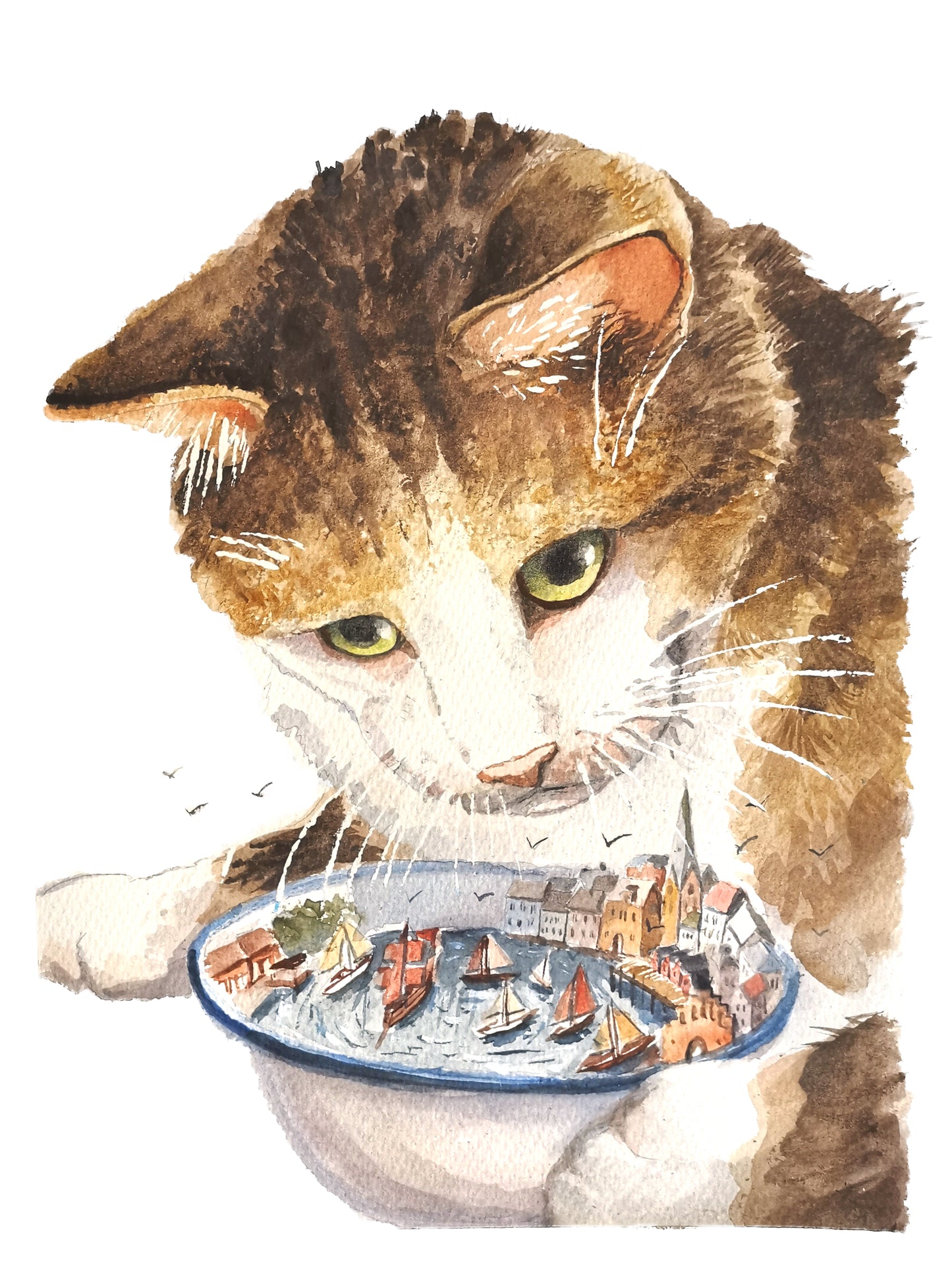 Flensburger Hafensuppe | Aquarell Illustration | DIN A4