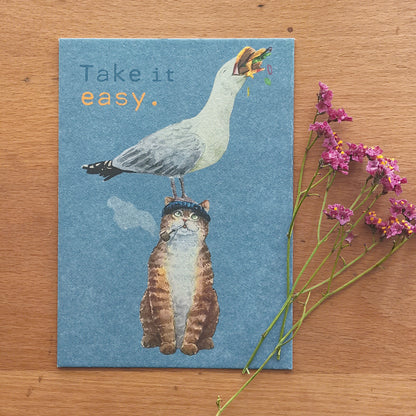Cat Club | PaperyCats | Postcard Set