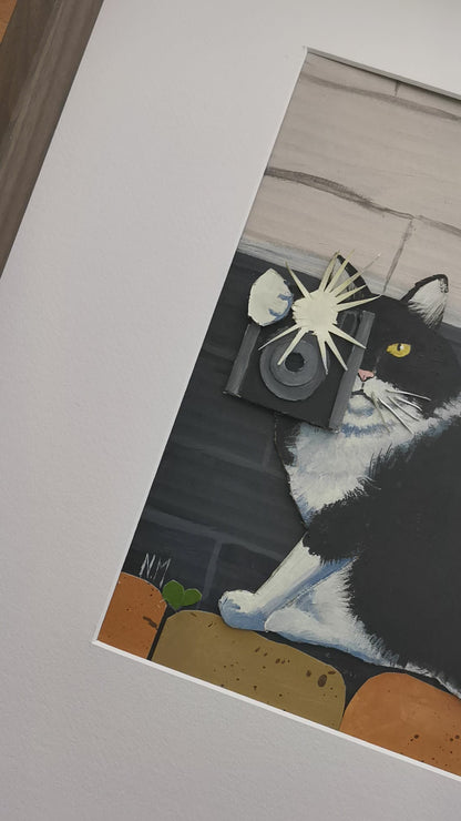 The Photographer | Papercraft Cats | Original